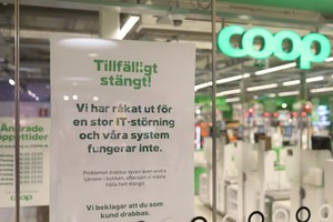 受支付系統停止運作影響，COOP有超過一半分店停業。（圖源：互聯網）