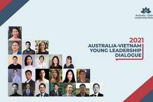 22名越澳年輕領導幹部將於今年9月參與“2021年澳─越年輕領導對話”。（圖源：AVLD）