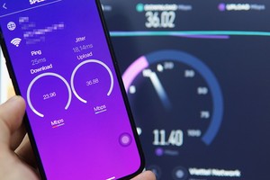 今年5月份越南的手機下載速度每秒達44.49兆比特(Mb)，上傳速度每秒達20.16兆比特。（示意圖源：VnE）