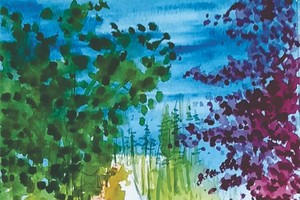 長街　何惠梅　畫