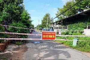 從今(11)日凌晨零時起，安江省按政府總理第15號《指示》實施社交隔離15天。（圖源：越通社）