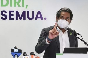 馬來西亞負責疫苗接種工作的科學、工藝和創新部長哈伊里‧賈邁勒丁。（圖源：互聯網）