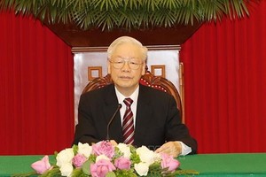 黨中央總書記與韓國總統通電話