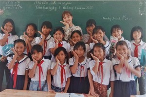 農氏娥老師是崑嵩省“給您夢想”活動的大使。