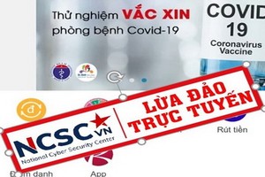 冒充衛生組織傳播的疫苗試驗詐騙資訊。（圖源：NCSC）