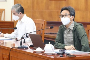 政府副總理武德膽（右）在會上發表指導意見。（圖源：潘英）