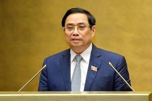 政府總理范明政。（圖源：Quochoi.vn）