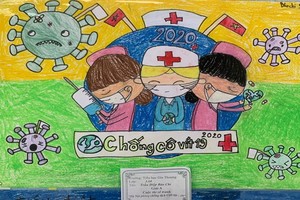 上百學生參加防疫繪畫比賽