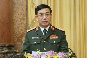 國防部部長潘文江大將。（圖源：阮明）