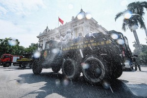 河內市進行大規模消毒