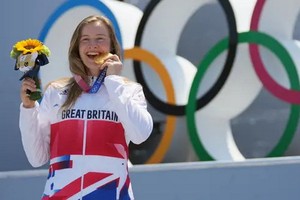 英女廚師東奧極限單車花式賽摘金