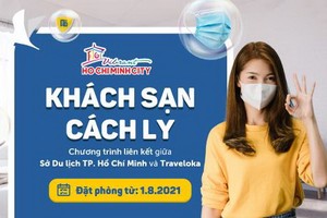 Traveloka旅遊平台協助有需求者在線尋找隔離酒店。（圖源：網站截圖）