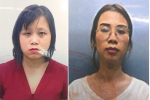 被起訴的兩名嫌犯丁氏雲（左）及阮玉葉。（圖源：警方提供）