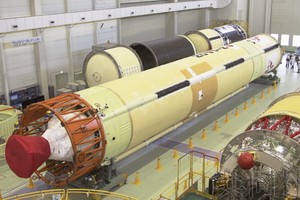 H2A火箭24號機主體。（圖源：共同社）