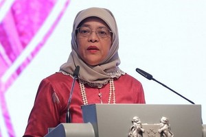 新加坡共和國總統哈莉瑪‧雅各布。（圖源：The Strait Times）