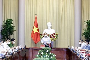 會議現場。（圖源：越通社）