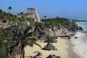 圖倫古城是瑪雅文化後期的重要遺址。