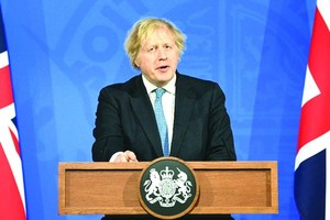 英首相約翰遜向G7成員國提出開會討論阿富汗局勢。（圖源：互聯網）