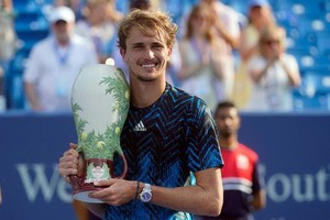 茲維列夫拿下第5個大師賽冠軍。（圖源：互聯網）