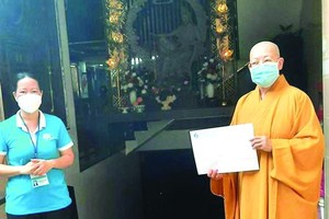 觀音精舍捐助防疫工作