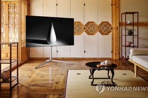 圖為LG 2021年款OLED電視。 （圖源：韓聯社）