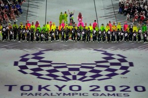 2020東京殘奧會閉幕式現場一景。（圖源：AP）