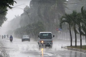 熱帶低氣壓致中部降大雨。（示意圖源：越通社）