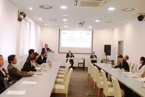 越捷貿易投資促進論壇一景。（圖源：越通社）