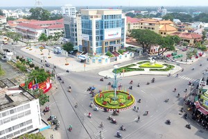 檳椥市中心一景。（圖源：同起報）