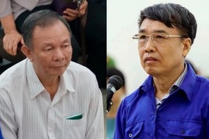 阮輝班（左圖）與黎白紅（右圖）。（圖源：VTC）