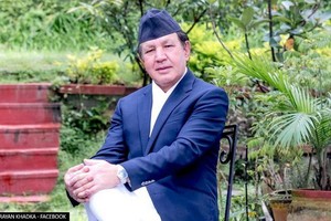 尼泊爾聯邦民主共和國外交部長納拉揚‧卡德卡。（圖源：Narayan Khadka / Facebook）