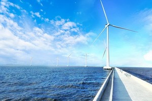 滀臻省朱洋市7號風力發電廠一景。（圖源：EVNSPC）