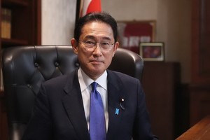 9月29日，日本執政自民黨選出64歲的岸田文雄出任第27任總裁。（圖源：新華社）