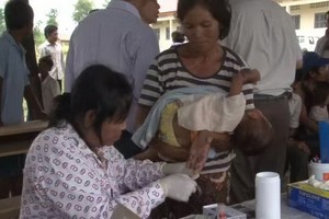 非洲試點接種瘧疾疫苗。（圖源：互聯網）