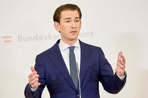 奧地利總理庫爾茨9日晚宣佈辭職，並提名現任外長沙倫貝格接任總理職務。（圖源：新華社）