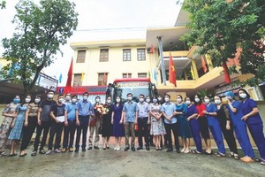 廣平省醫療隊伍啟程支援老撾甘蒙省抗疫。