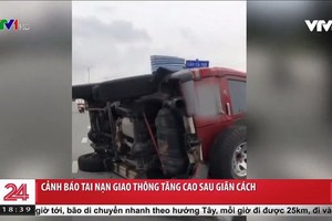 一起交通事故現場。（圖源：視頻截圖）