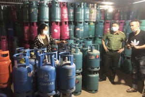 被偵破的非法瓦斯灌注廠現場。（圖源：武瑩）