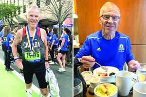八旬翁再贏波士頓馬拉松賽同齡組