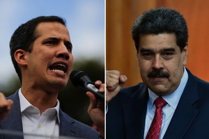 委內瑞拉總統馬杜羅（右圖）與反對派領導人瓜伊多。（圖源：互聯網） 