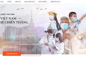 “越南會戰勝”攝影比賽網站截圖。