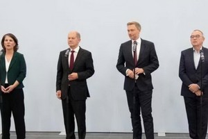 德國三黨聯合組閣談判將於本週開啟。（圖源：新華社） 