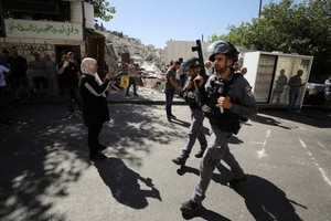 以色列軍隊於 6月襲擊並佔領了東耶路撒冷巴勒斯坦人Silwan 街區。（圖源：路透社） 