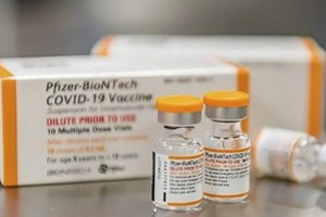 圖為輝瑞的新型兒科新冠肺炎疫苗小瓶。 （圖源: 互聯網）