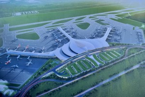 隆城機場總體設計圖。（圖源：ACV）