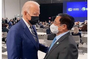 范明政總理會見美國總統拜登。（圖源：越通社）