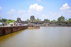 柬埔寨吳哥古跡一景。（圖源：互聯網）