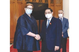 范明政總理接見澳大利亞外長