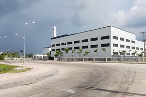 芹苴垃圾焚燒發電廠。（圖源：江藍）