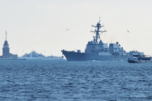 烏克蘭海軍與美國、土耳其和羅馬尼亞海軍在黑海舉行聯合演習。（圖源：IANS）